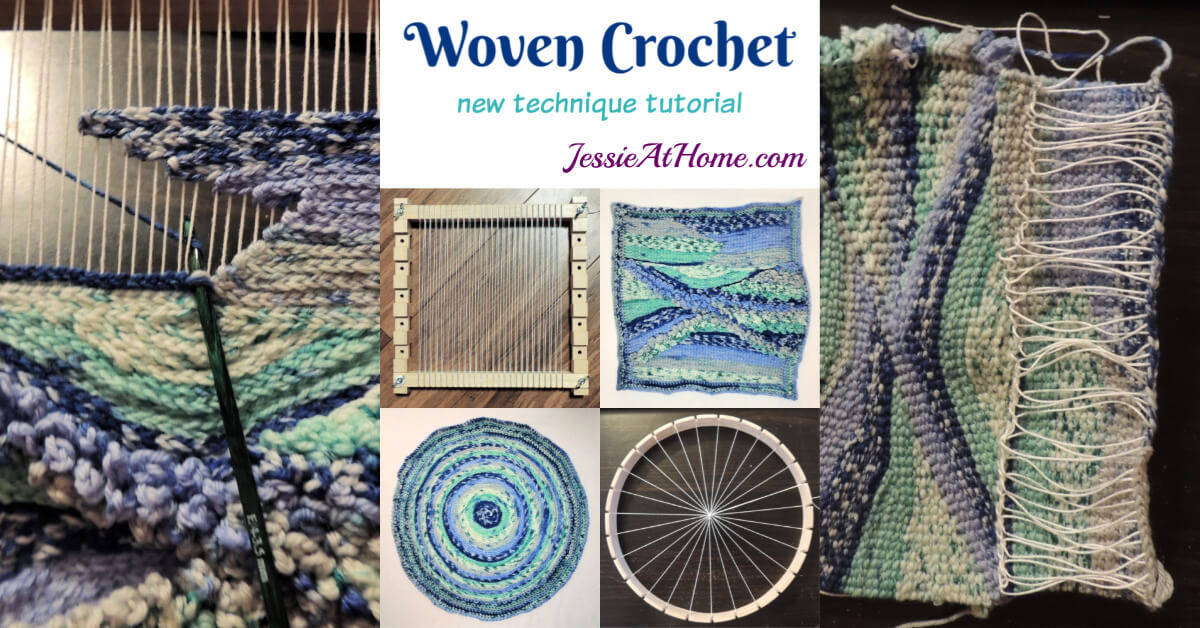 Woven Crochet - A technique tutorial by Jessie At Home - Social