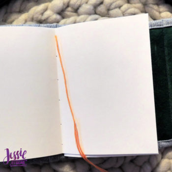 DIY Bookmaking Tutorial - How to make an embroidered wrap book