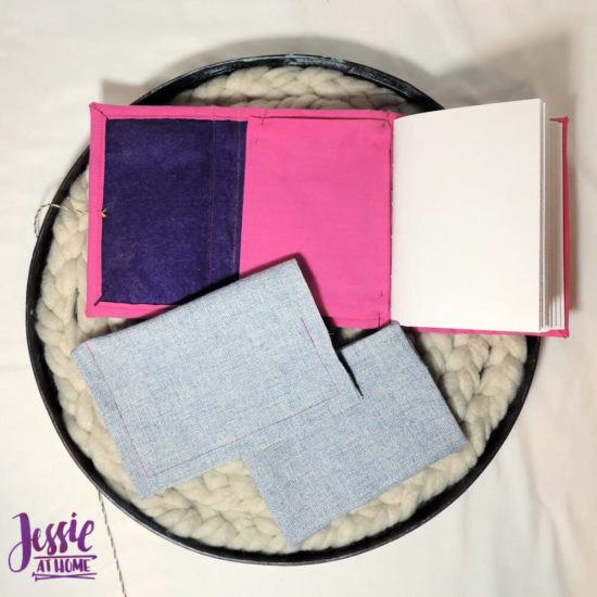 Embroidered Wrap Book DIY Bookmaking Tutorial by Jessie At Home - 21