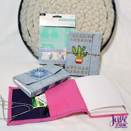 Embroidered Wrap Book DIY Bookmaking Tutorial by Jessie At Home - so nifty