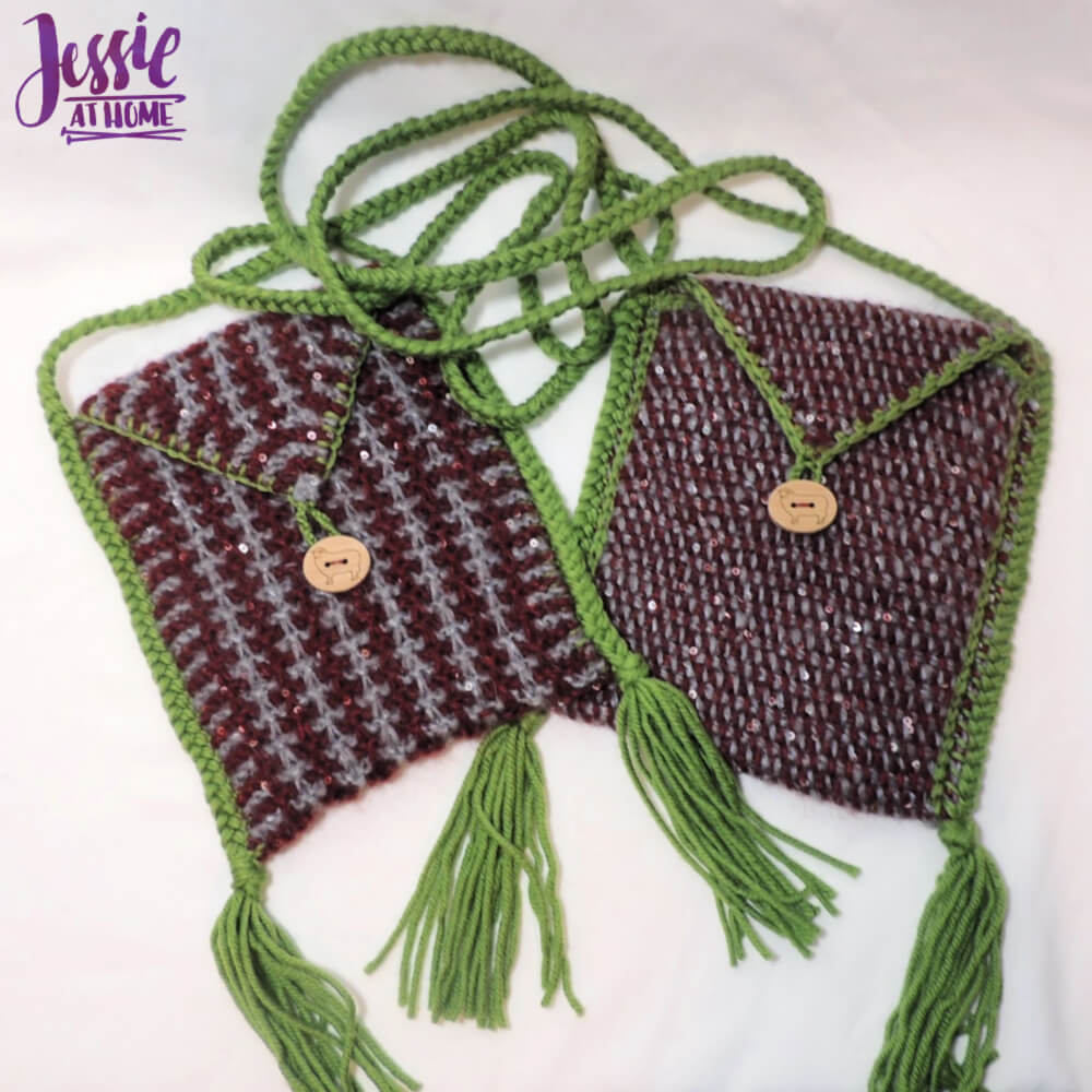 Quick Little Knit Bag - A sparkly, fun, and fabulous quickie for you!
