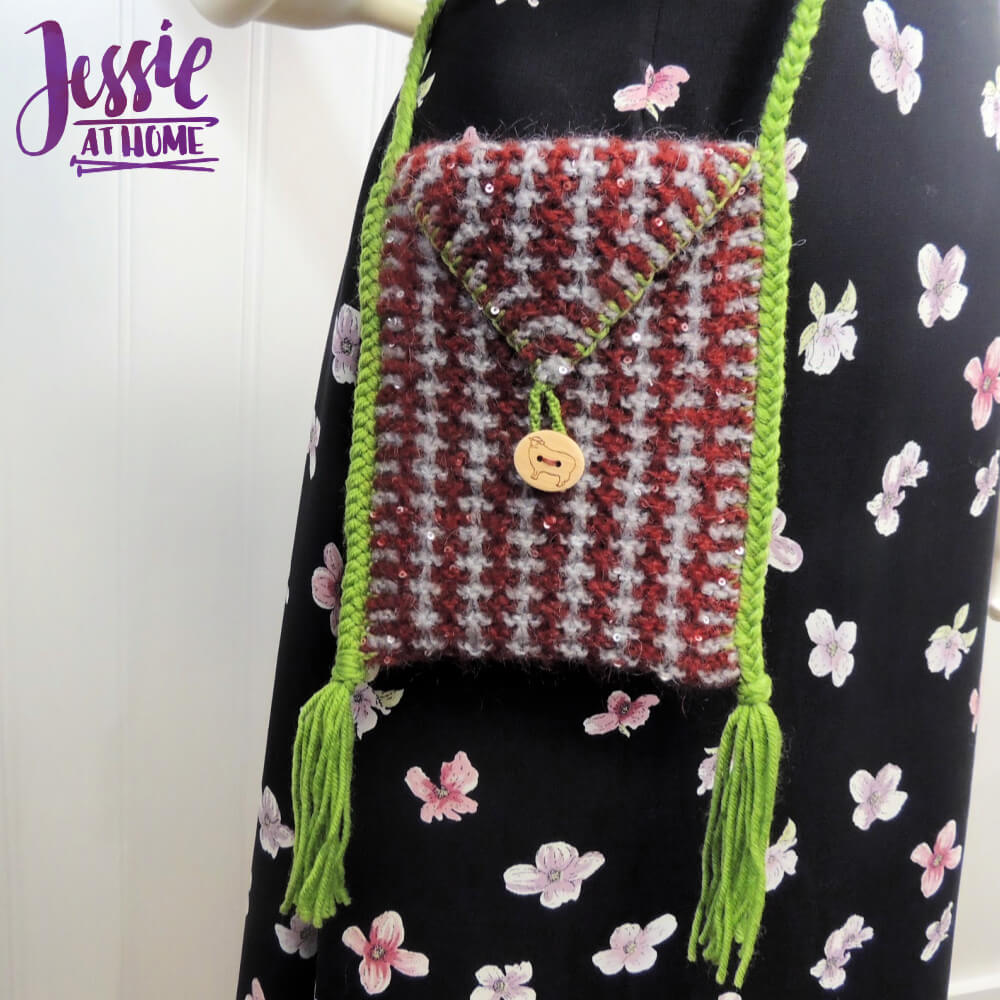 Quick Little Knit Bag - Knit Pattern by Jessie At Home - 1