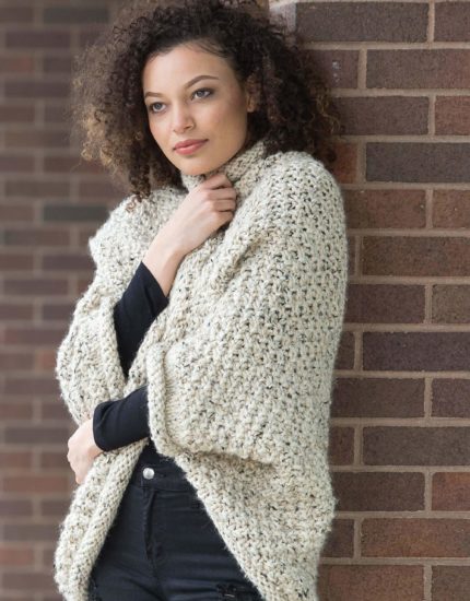 Slow Fashion Made Fast knit book review from Jessie At Home - Moss Cocoon Cardigan