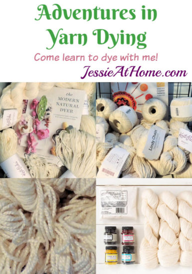 Adventures in Yarn Dying - Learn to Dye Part 1 of 5 from Jessie At Home