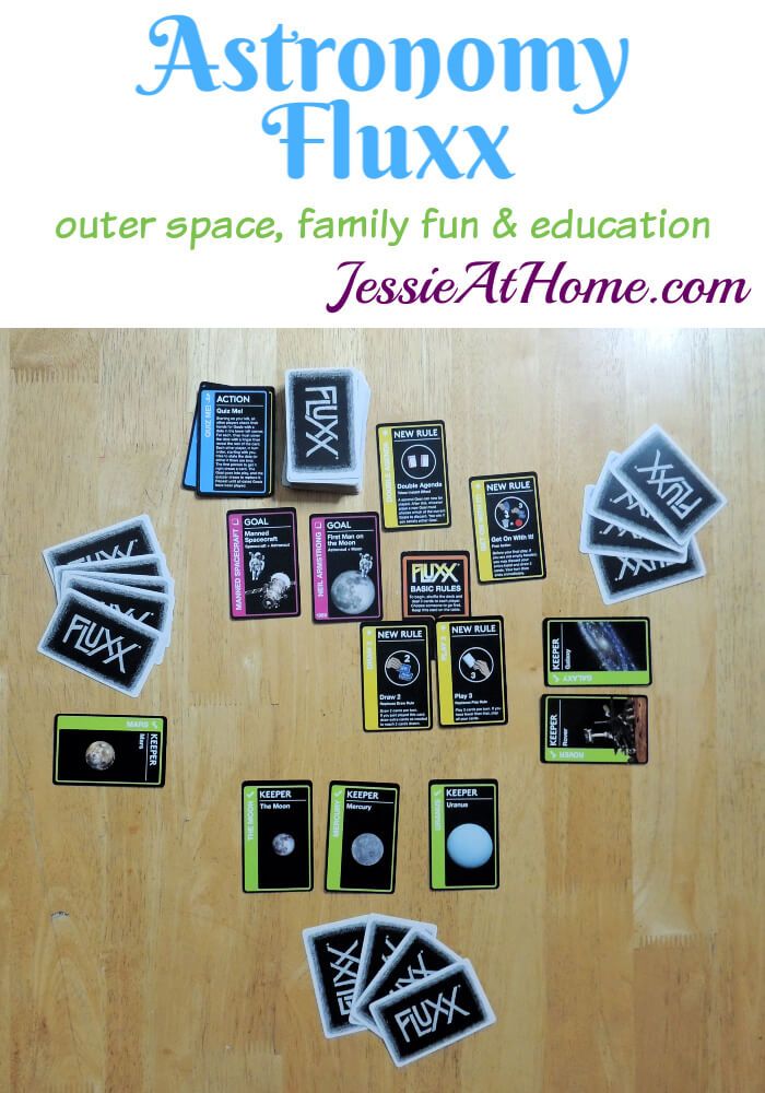 Astronomy Fluxx - so much outer space family fun & even some education!