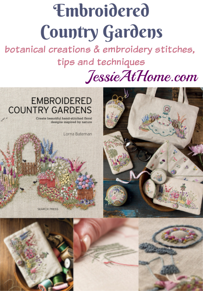 Embroidered Country Gardens - so many stitch ideas - review from Jessie At Home