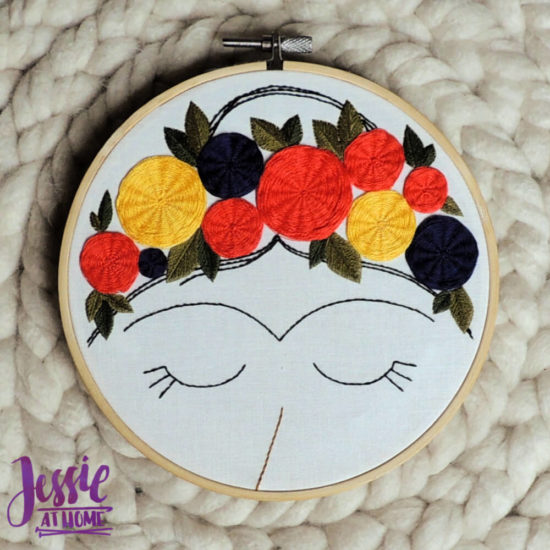 Embroidery and Sage - beautiful and moder embroidery kits review from Jessie At Home - All Done