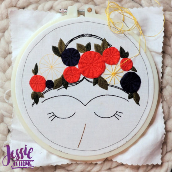 Embroidery and Sage - beautiful and moder embroidery kits review from Jessie At Home - Almost There