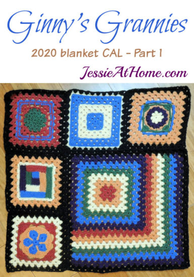 Granny Square Sampler Beginnings - Ginny's Grannies CAL Part 1 by Jessie At Home