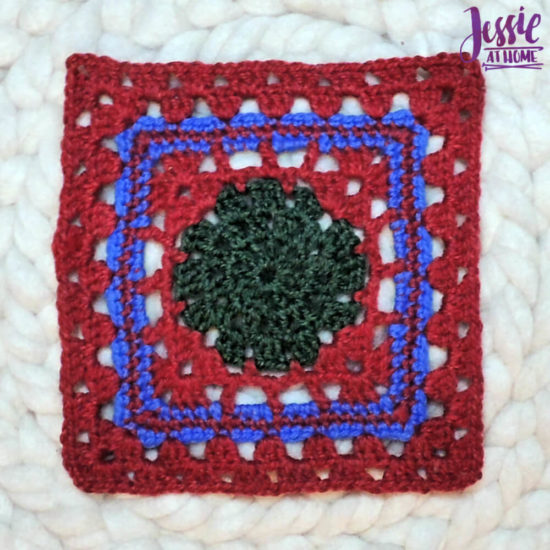 Granny Square Sampler Beginnings - Ginny's Grannies CAL Part 1 by Jessie At Home - Motif 1