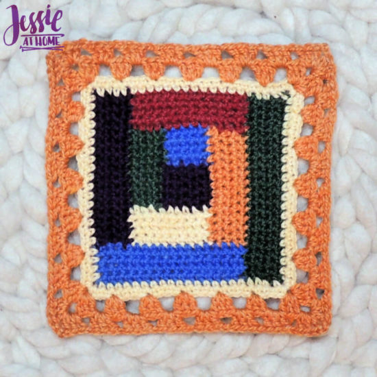 Granny Square Sampler Beginnings - Ginny's Grannies CAL Part 1 by Jessie At Home - Motif 4