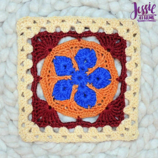 Granny Square Sampler Beginnings - Ginny's Grannies CAL Part 1 by Jessie At Home - Motif 5