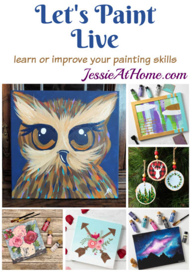 Let's Paint Live with Plaid - learn or improve your painting skills - Jessie At Home