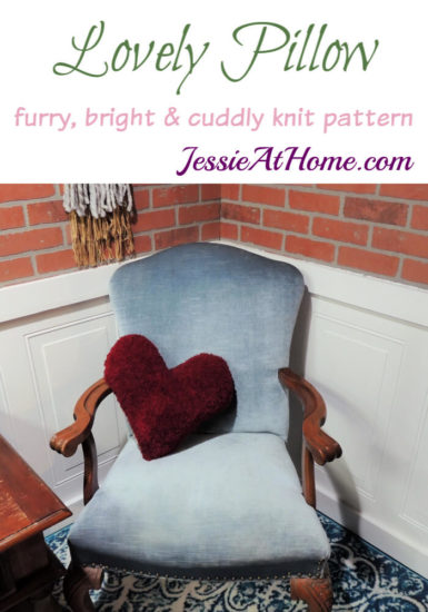 Lovely Pillow knit pattern by Jessie At Home