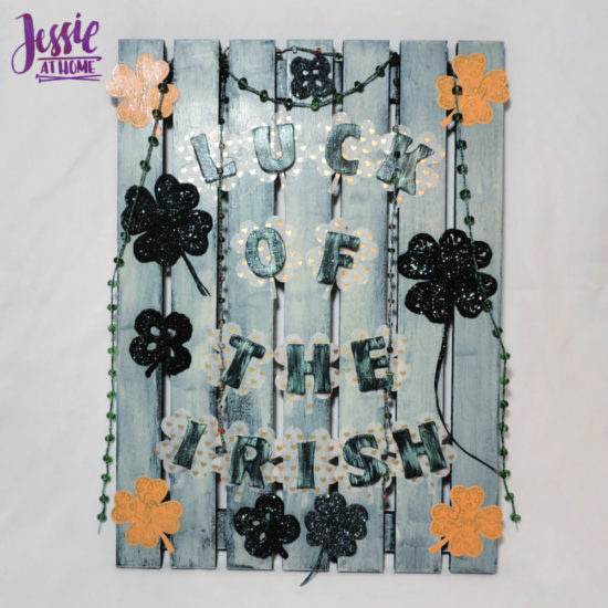 Luck of the Irish wall decor featuring Clover steel hooks by Jessie At Home - All Done