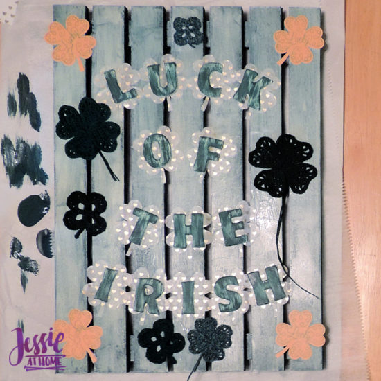 Luck of the Irish wall decor featuring Clover steel hooks by Jessie At Home - Getting There