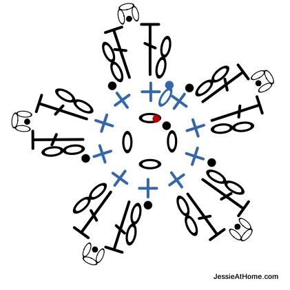 Medium-Picot-Flower-Chart