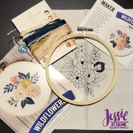 Mini Maker Embroidery Kits review and tips from Jessie At Home - Small Kit