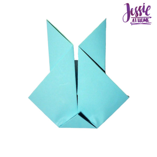 Bunny Head Origami Tutorial by Jessie At Home - Step 6