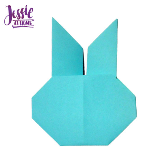 Bunny Head Origami Tutorial by Jessie At Home - Step 8