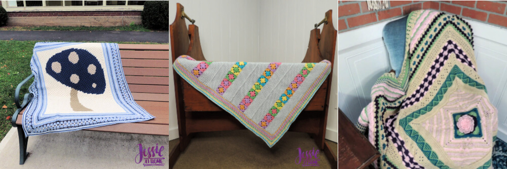 Free crochet blanket patterns by Jessie At Home