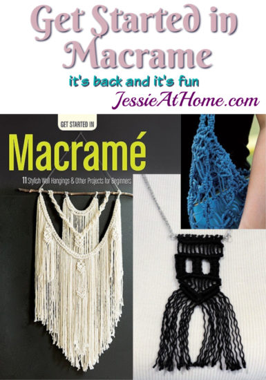 Get Started in Macrame book review and project from Jessie At Home
