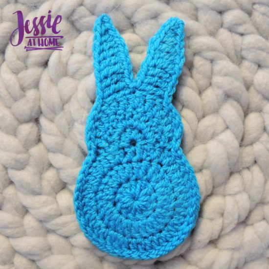 Bunny Booty Bunting crochet pattern by Jessie At Home - Bunny