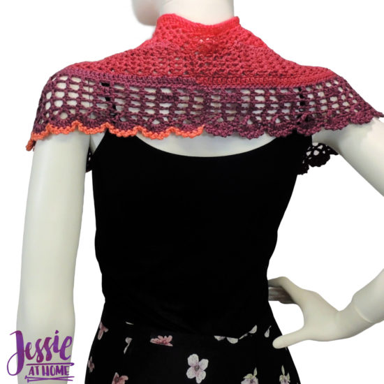 Juliette Shawl continuous shawl crochet pattern by Jessie At Home - 2