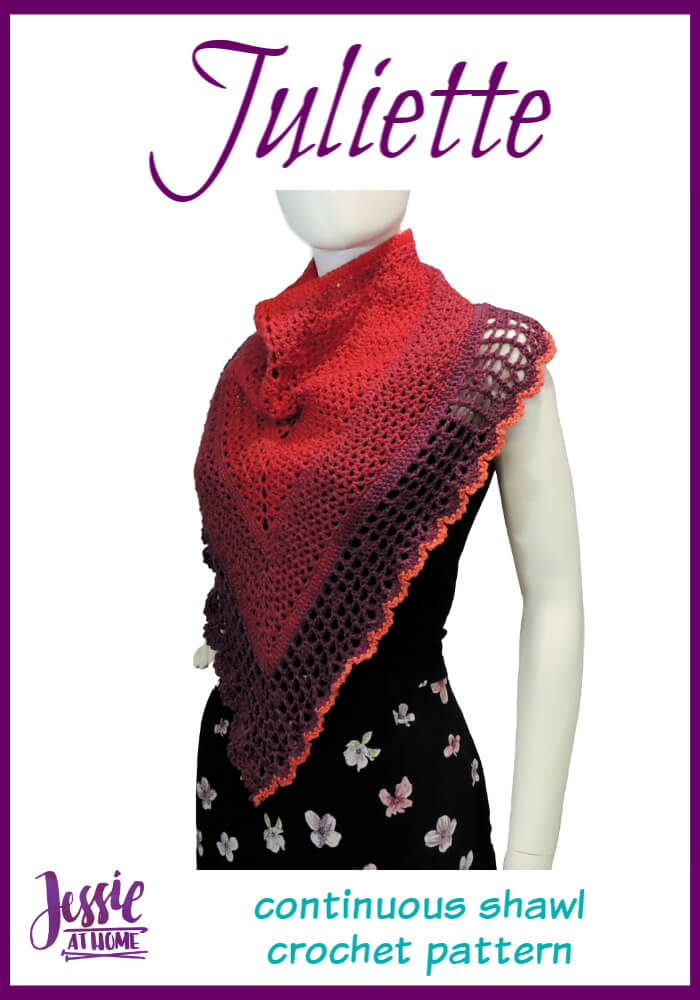 Juliette Shawl - perfect for spring and won\'t fall off!