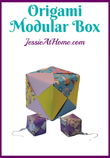 Oragami Modular Cube Tutorial by Jessie At Home - Pin 1