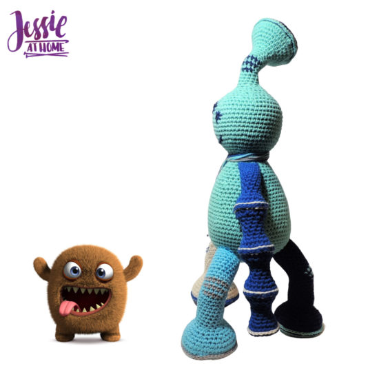 Tripet amigurumi monster crochet pattern by Jessie At Home - 2