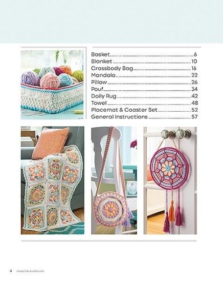 Overlay Crochet Book Review by Jessie At Home - Contents