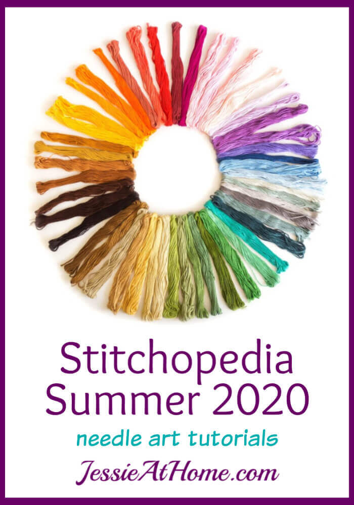 Stitchopedia Summer 2020 - needle art tutorials all summer long