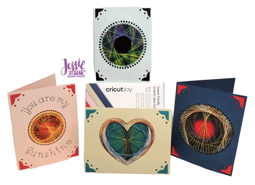 String Art Greeting Cards and other Cricut Joy awesomeness! Jessie