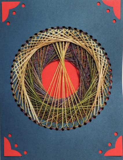 Super Circle String Art Card