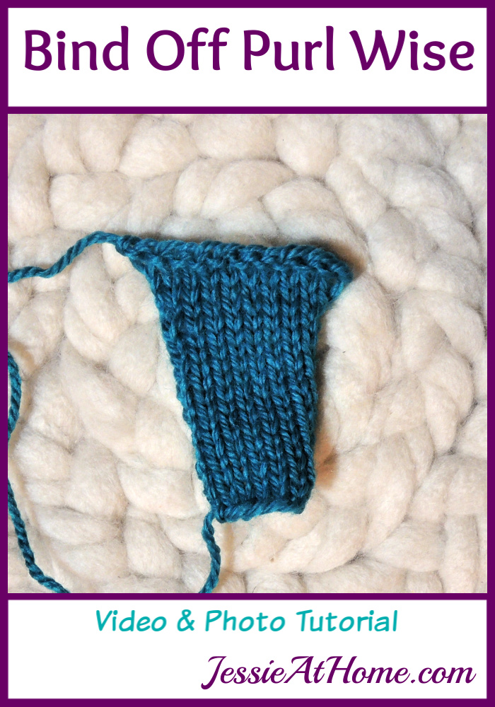 Bind Off Purl Wise