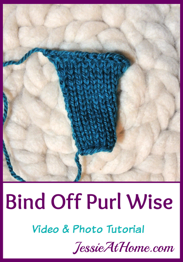 Bind Off Purl Wise