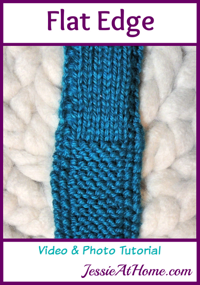 Flat Edge Knit Edging