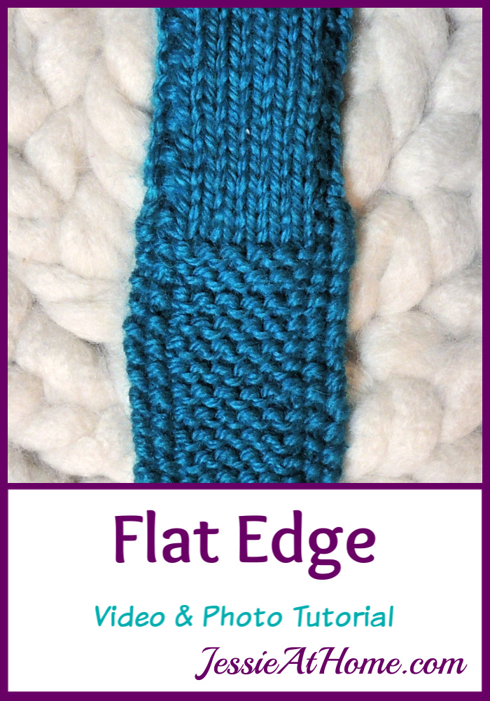 Flat Edge Knit Edging