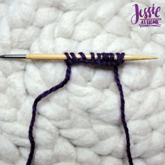 Knit Cast On Video and Photo Tutorial Stitchopedia by Jessie At Home - 12