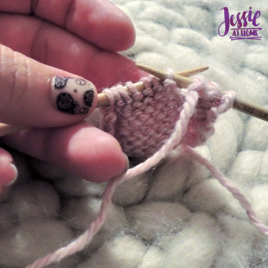 Purl Stitch Stitchopedia Video Tutorial by Jessie At Home - 2