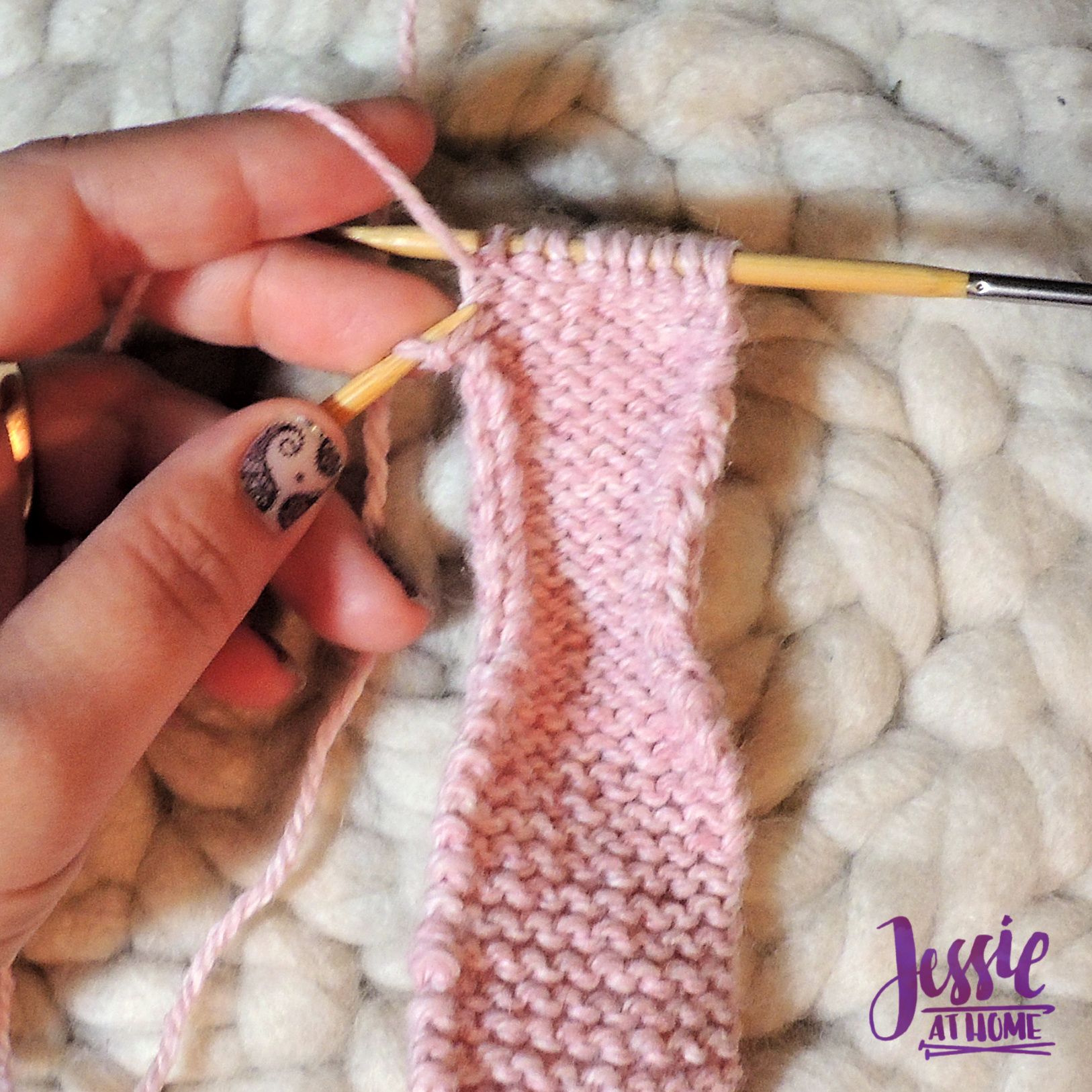 Slip Stitch Edge Knit Edging Stitchopedia Video & Photo Tutorial