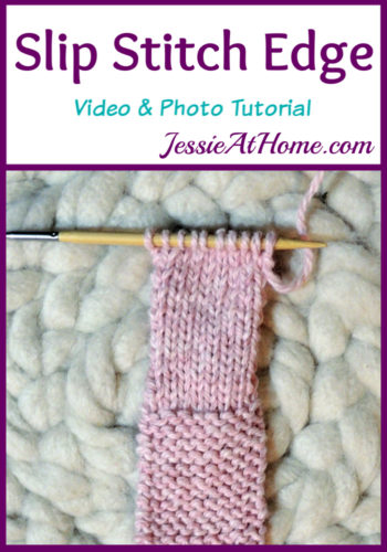 Slip Stitch Edge Stitchopedia Video & Photo Tutorial by Jessie At Home - Pin 1