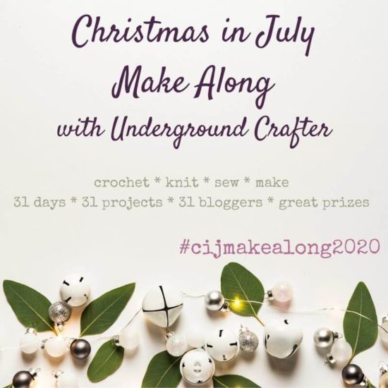 2020 Christmas in July Make Along with Underground Crafter Instagram