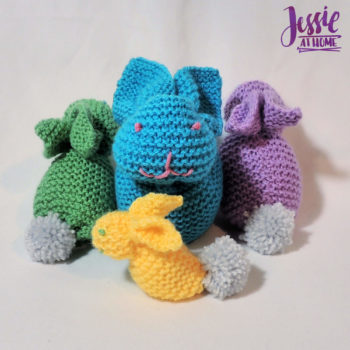 Bunny Squared - stuffed bunny tutorial by Jessie At Home - 2