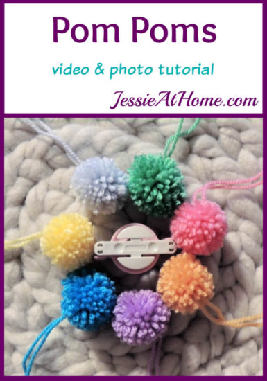 Pom Poms with Clover Pom Pom Maker - Jessie At Home