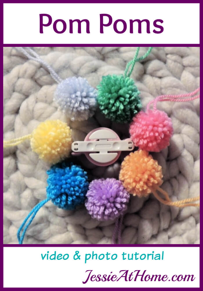 Pom Poms with Clover Pom Pom Maker - so easy and uniform