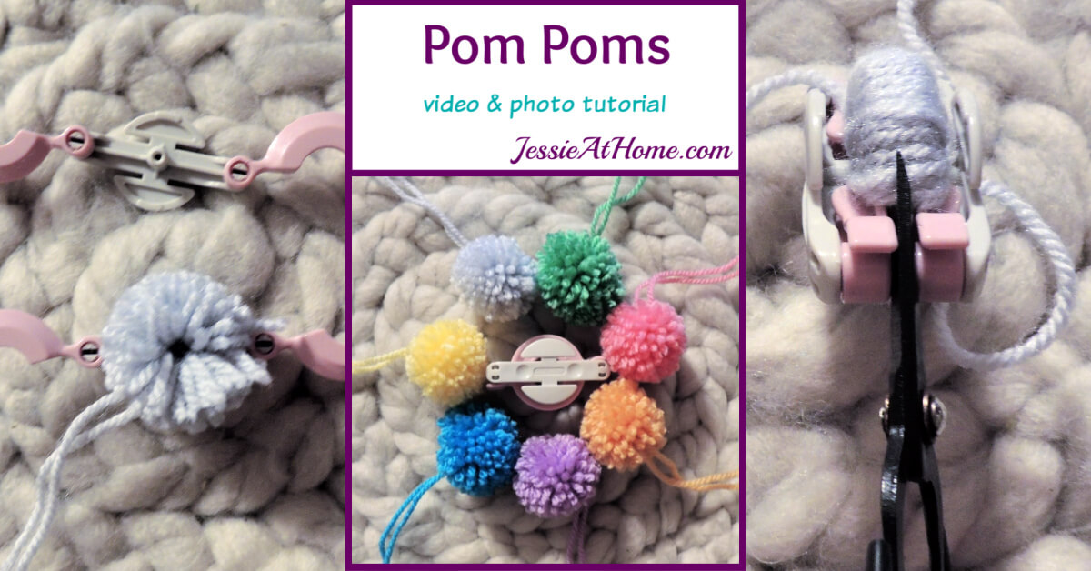 Pom Poms Made Easy: Clover Pom Pom Maker Tutorial  Clover pom pom maker, Pom  pom crafts, Yarn pom pom