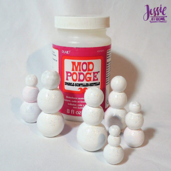 Snow Folx - Upcycled Snowmen for Christmas in July by Jessie At Home - Sparkle