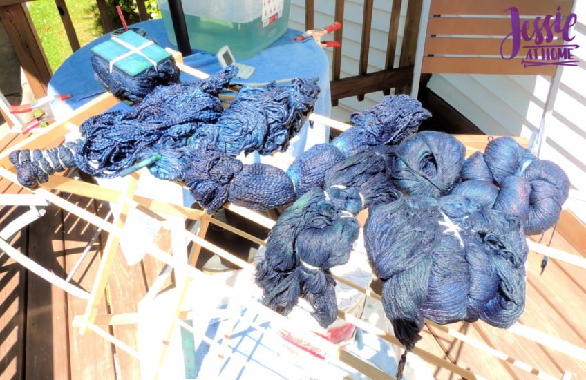 Yarn Dyeing with Indigo - Drying